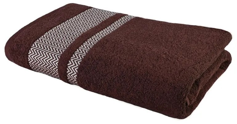 EMI Ates barna pamut fürdőlepedő 70x140 cm