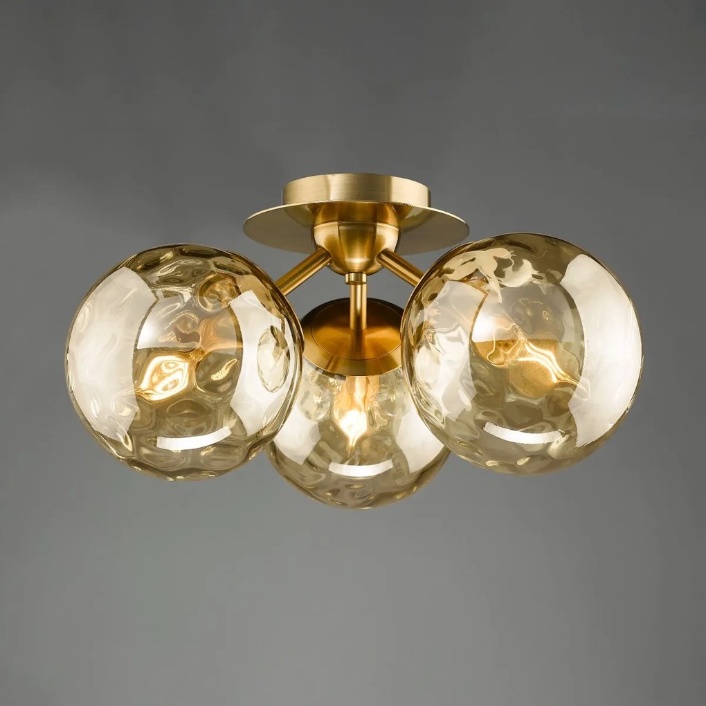 Dar Lighting modern mennyezeti lámpa ulrika antik bronz darulr5306
