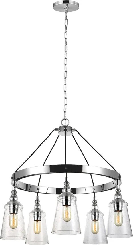 ELSTEAD QN-LORAS5 LORAS Modern Csillár Króm E27 IP20