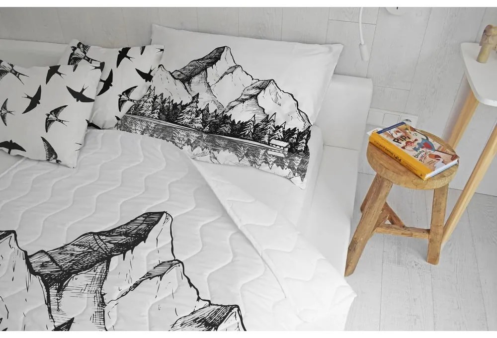Pamut-szatén steppelt takaró és párnahuzat szett 140x200 cm – Butter Kings