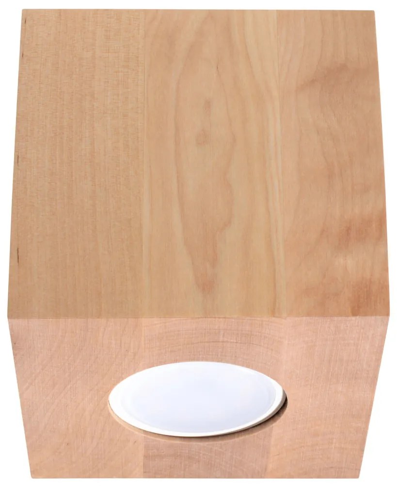 SOLLUX SL-0493 QUAD Kocka Mennyezeti Lámpa Világos Fa GU10 IP20