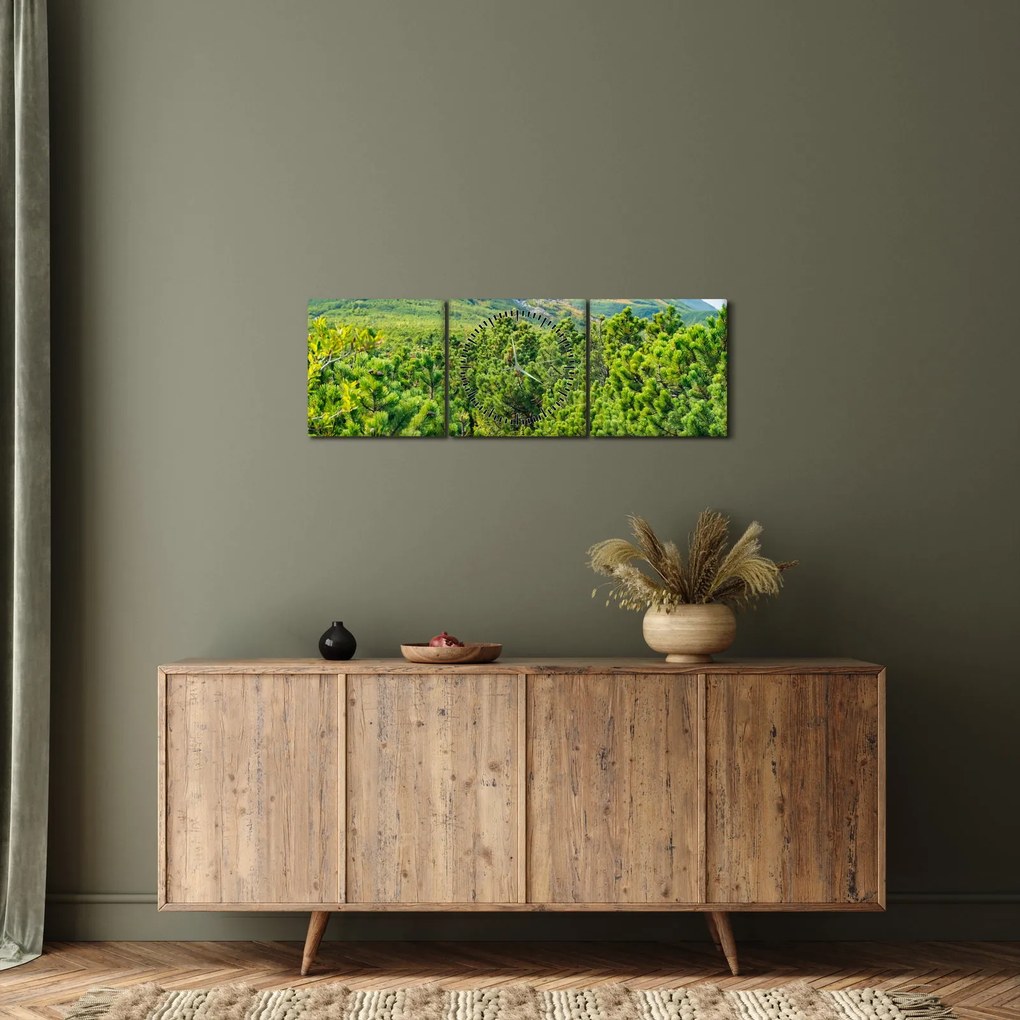 Kép - Babi Hora, Lengyelország (órával) (90x30 cm)