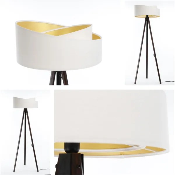 Állólámpa GALAXY 1xE27/60W/230V fehér/wenge