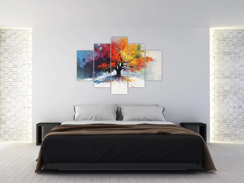 Kép - Színes fa (150x105 cm)