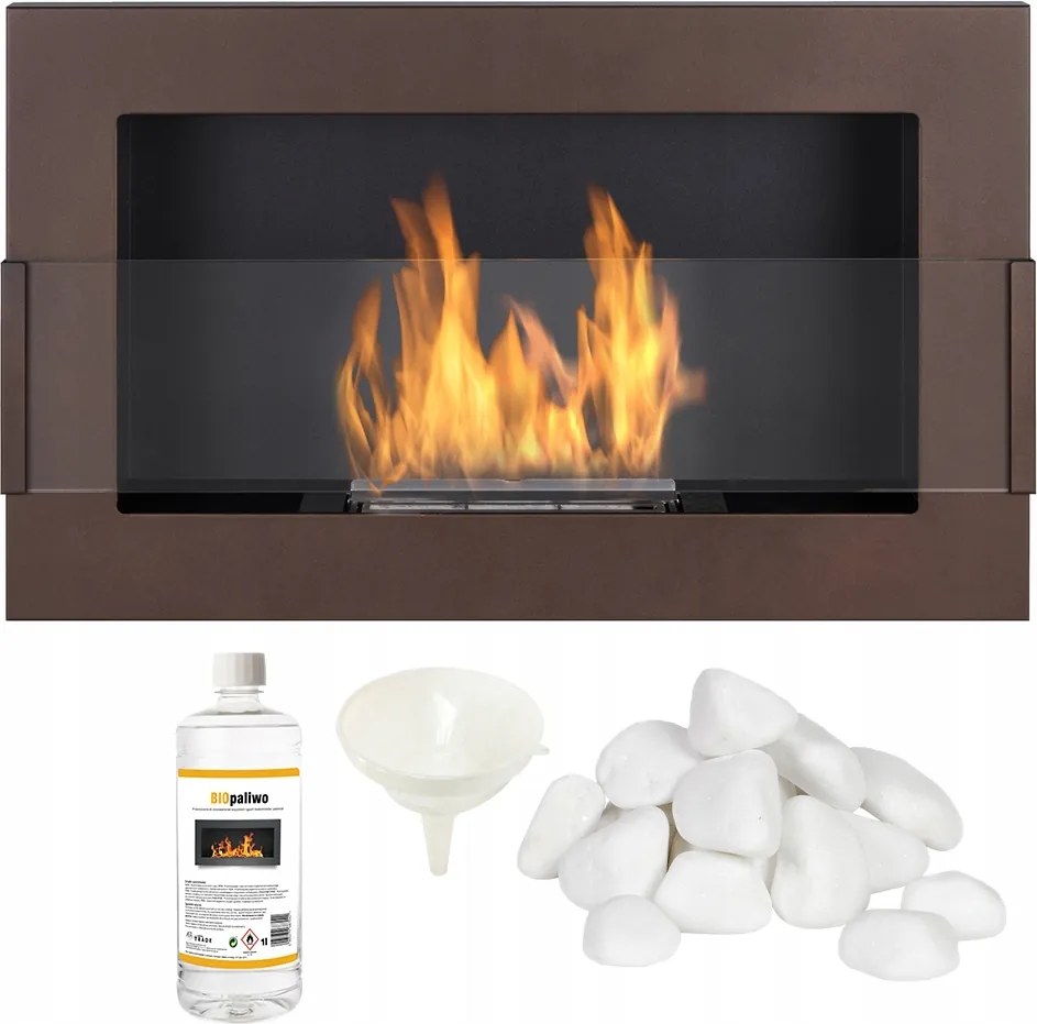 Biokandalló 65x40 barna üveggel Biztonsági Égő