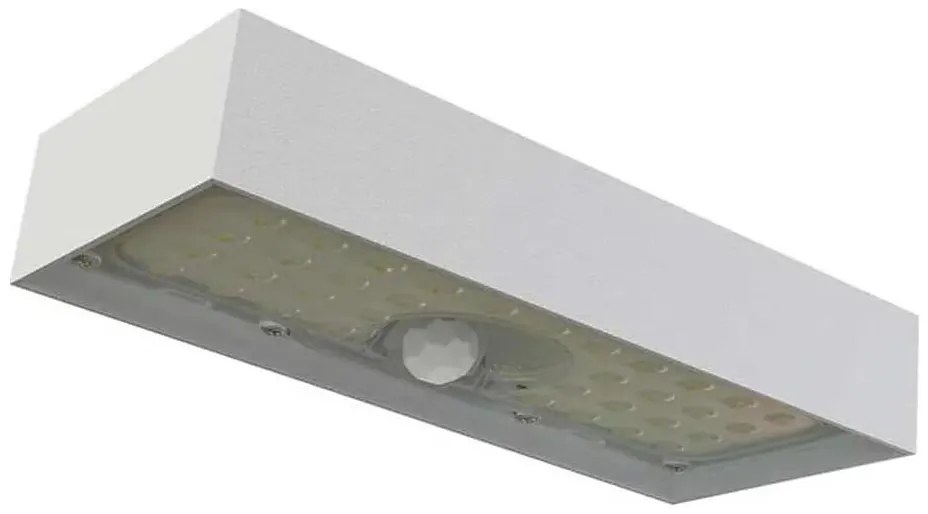 LED Napelemes reflektor mozgásérzékelővel LED/3,7V 3000mAh 4000K IP65 fehér