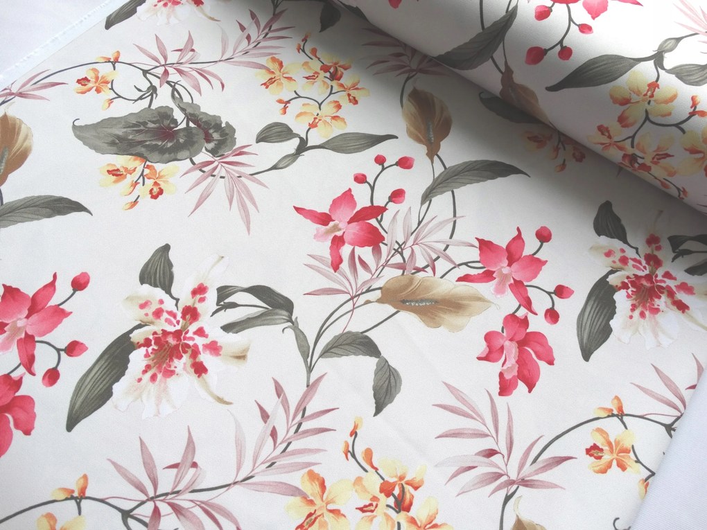 Mg 3D Függönyszövet Virágok 2176 lengyel