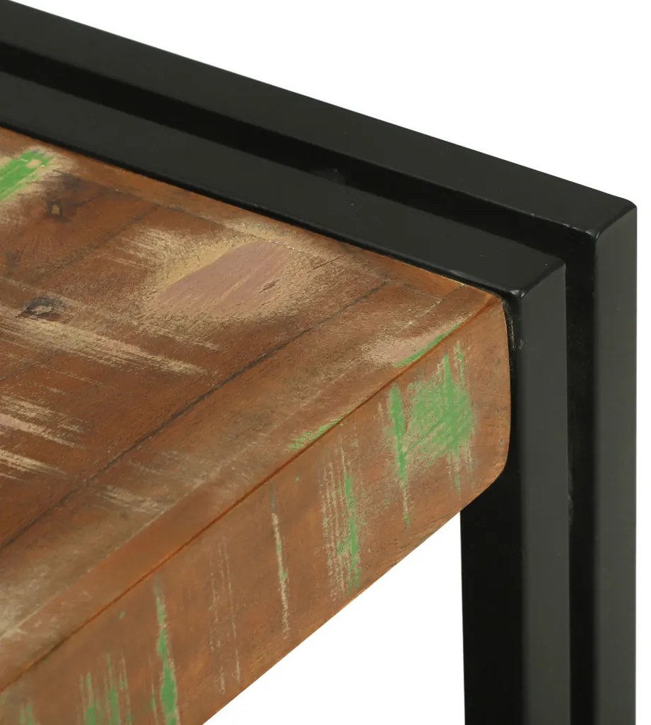 Dohányzóasztal Több színben 120x50x38 cm Tömör fa újrahasznosított