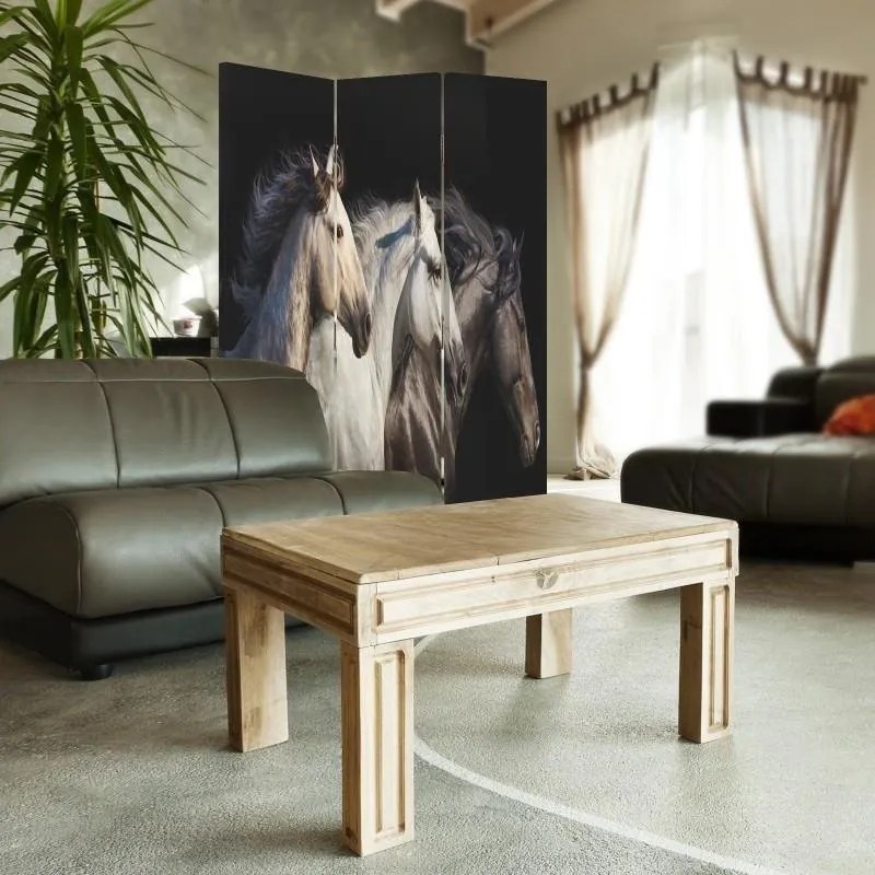 Gario Paraván Három ló Méret: 180 x 170 cm, Kivitelezés: Klasszikus paraván