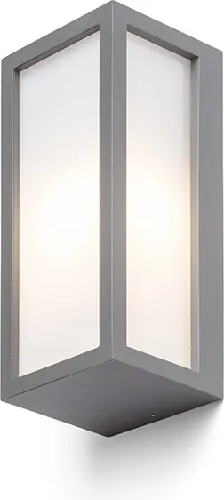 RENDL DURANT fali lámpa ezüstszürke 230V LED E27 15W IP54