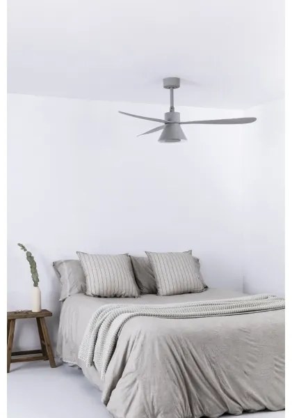 FARO 33762WT-24-LED Fényerőszabályozható mennyezeti ventilátor AMELIA L CONE LED/20W/230V szürke átm.132 cm WT + távirányító