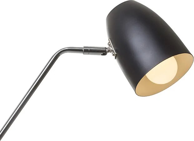 RENDL PRAGMA stojanová černá chrom 230V LED E27 11W