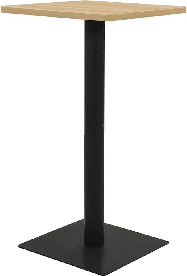 vidaXL tölgyfa színű bisztróasztal 50 x 50 x 107 cm