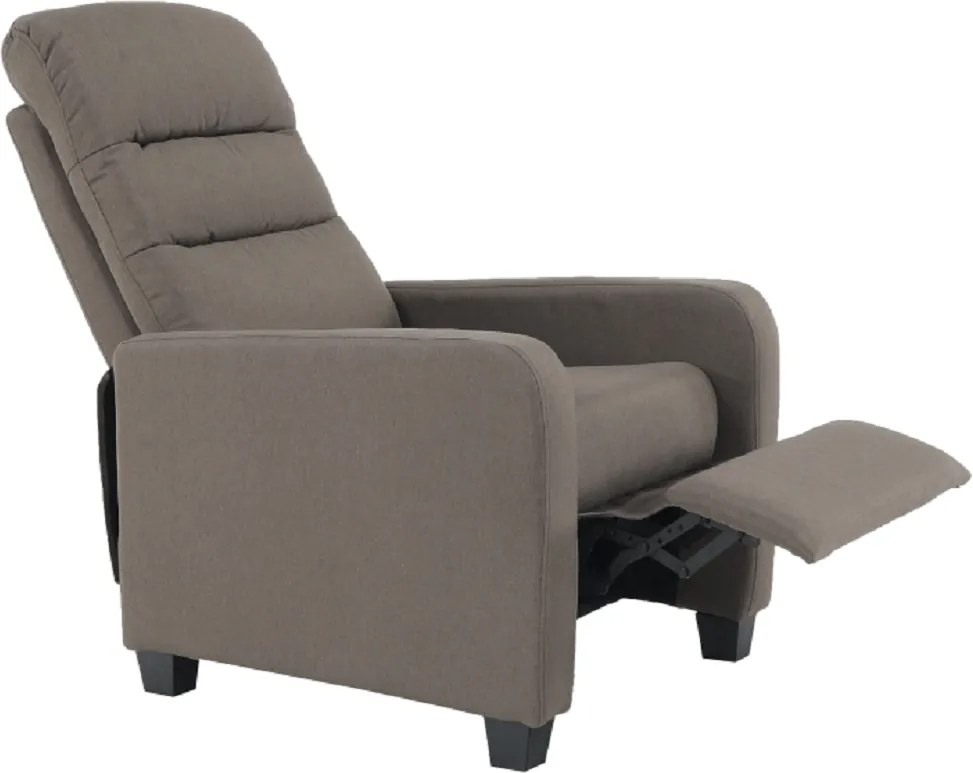 Relaxáló fotel, barna, TURNER