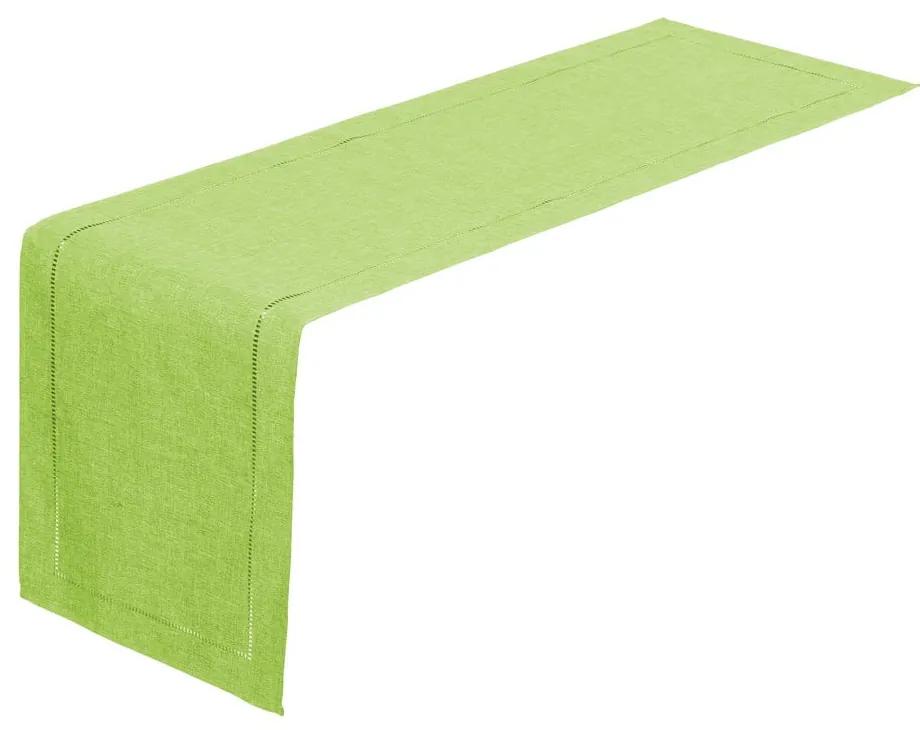 Limezöld asztali futó, 150 x 41 cm - Unimasa