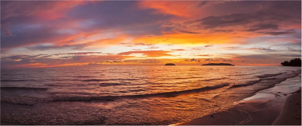 Kép - Naplemente (120x50 cm)