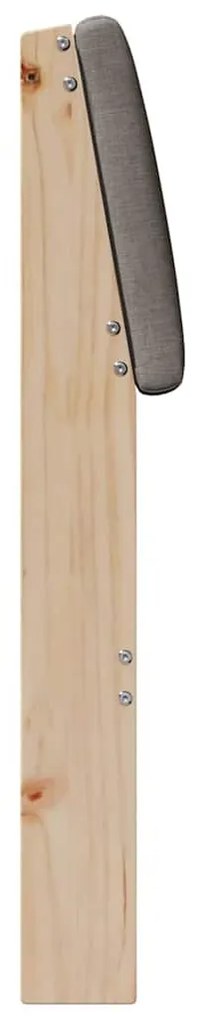 Kárpitozott fejtámla Tópszínű 90 cm Tömör fenyőfa