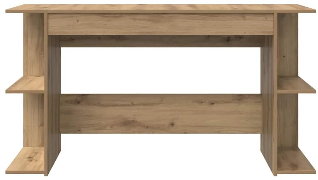Asztal polcokkal Egyéb kézműves tölgy 140 x 50 x 75 cm Faanyag