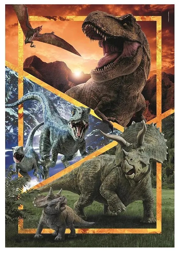 Jurassic World Beasts of the Past 104 db-os puzzle Clementoni