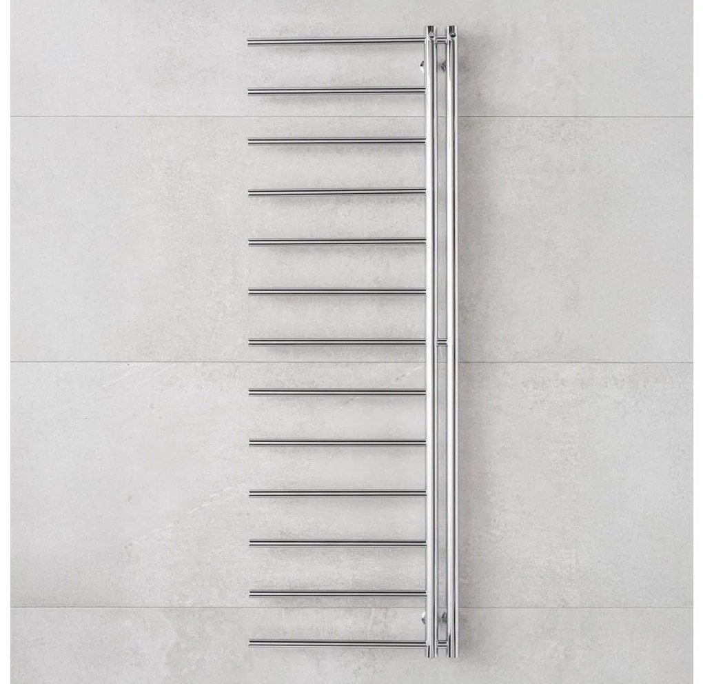 P.M.H. AP2C-L-Fürdőszobai törölközőszárító radiátor APOLLO 219 W 150 cm balos/fényes króm