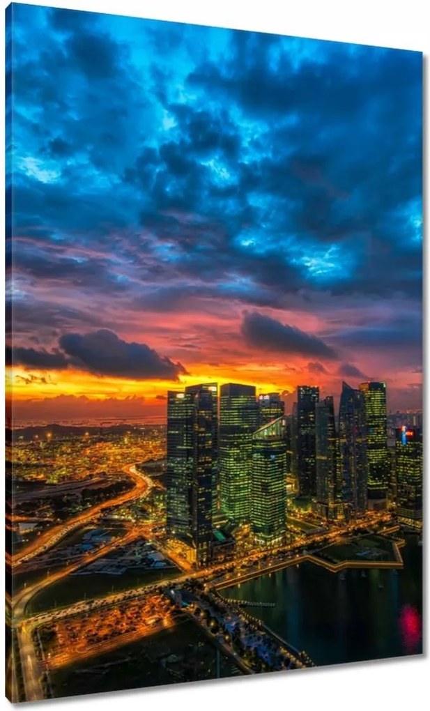 Festmények 70x100 Városi táj Kilátás