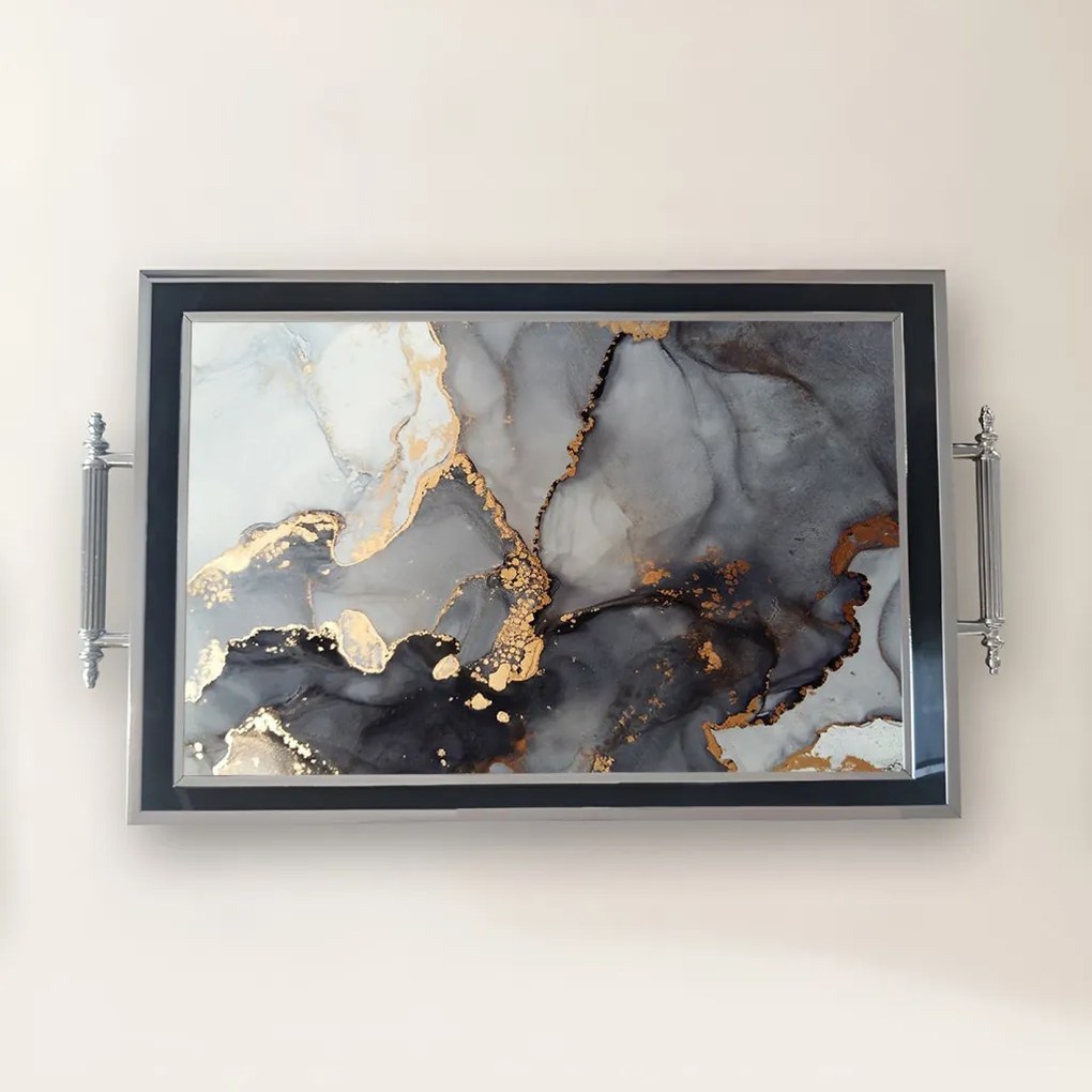 Üveg tálca, 38×24 cm – TPG9869