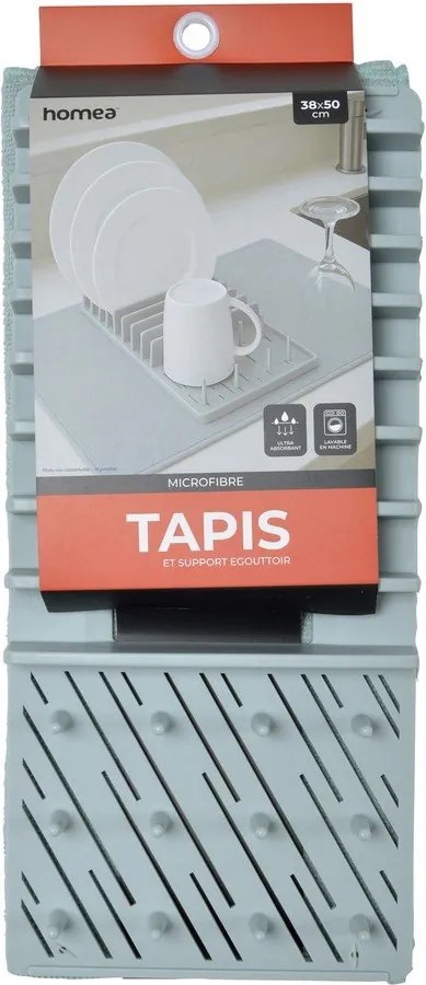 Világoskék műanyag edénycsepegtető alátét 50x38 cm – Homéa