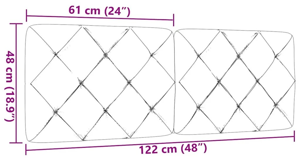 sötétszürke szövet fejtámla párna 120 cm