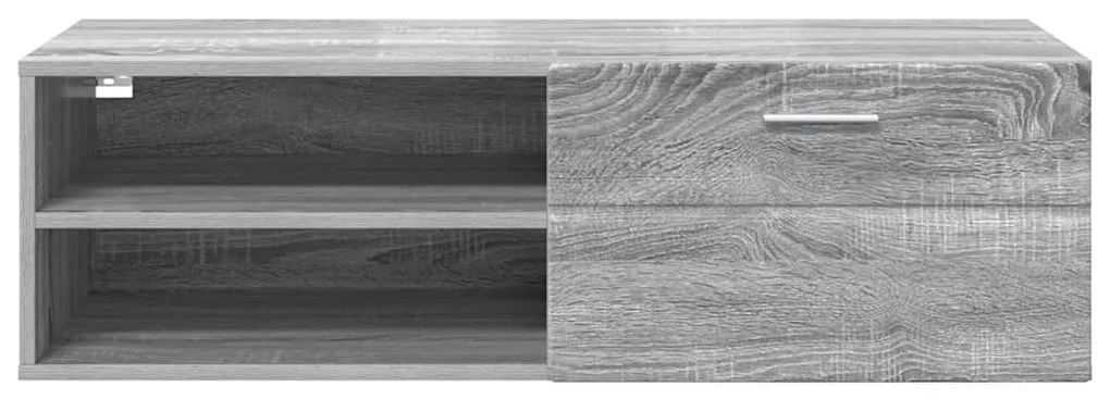 TV szekrény fiókkal Szürke sonoma 100.5 x 39 x 30 cm Faanyag