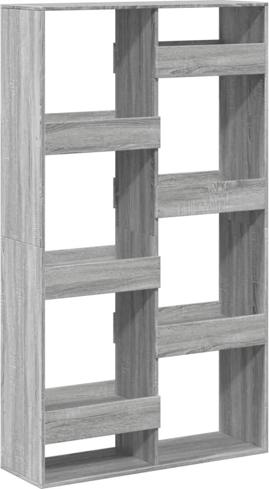 vidaXL szürke sonoma színű szerelt fa térelválasztó 100x33x175 cm