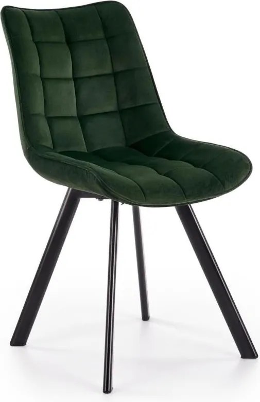 Étkezőszék COMORO 1 db sötétzöld