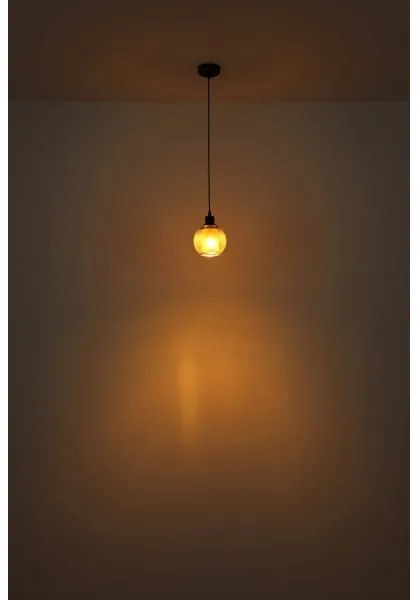 Globo 15638G - Csillár zsinóron ZUMBA 1xE27/25W/230V átm. 15 cm zöld