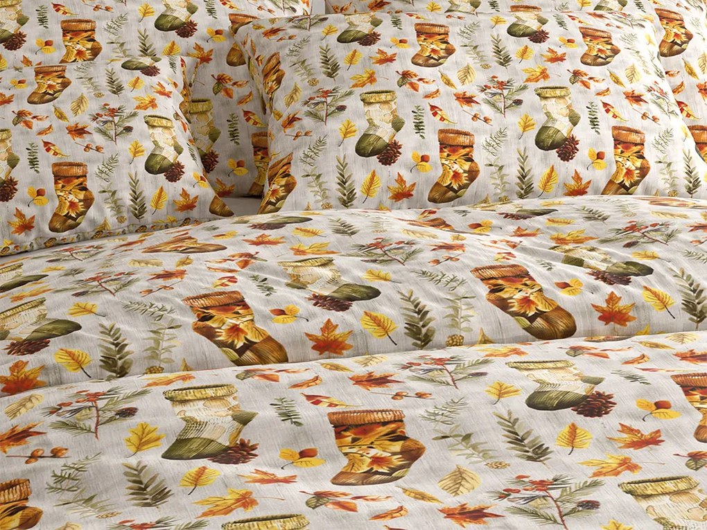 Pamut ágyneműhuzat AUTUMN SOCKS színes Ágyneműhuzat mérete: 70 x 90 cm | 140 x 200 cm