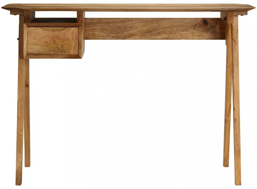 tömör mangófa íróasztal 110 x 50 x 76 cm