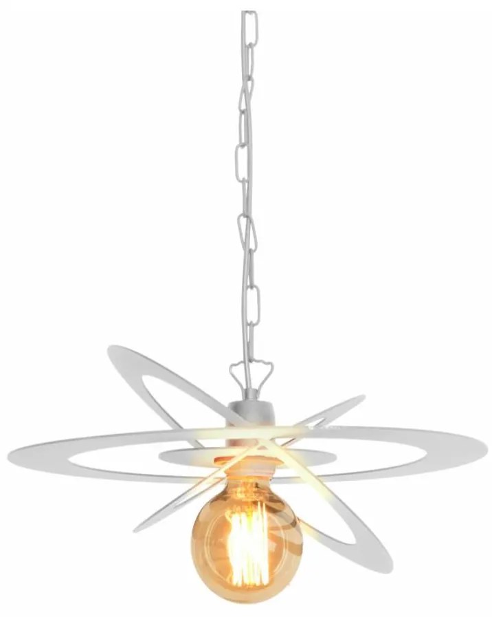 Csillár láncon STAR 1xE27/15W/230V fehér