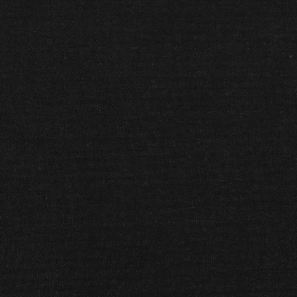 fekete szövet fejtámla szárnyakkal 103 x 23 x 118/128 cm