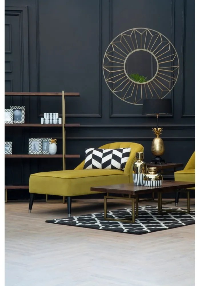 Barna kerek dohányzóasztal 60x120 cm Brando – Premier Housewares