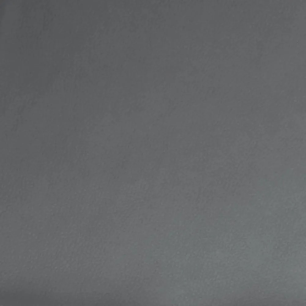 szürke műbőr pad 100 x 75 x 76 cm