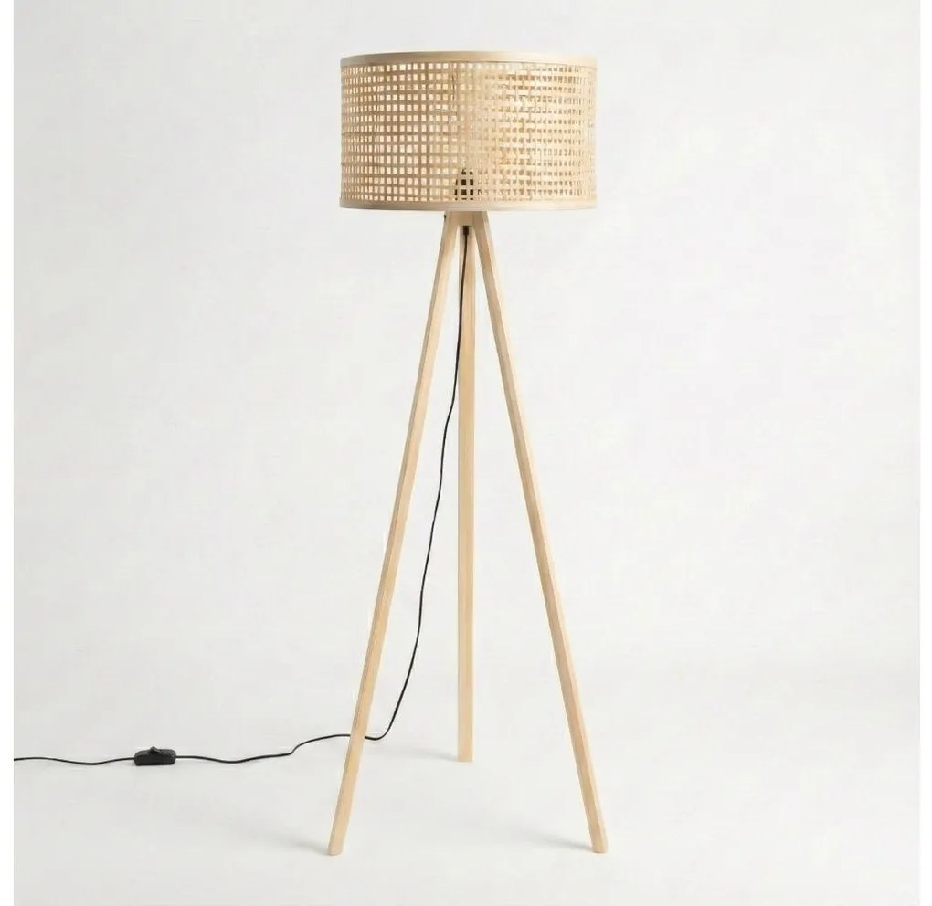 Brilagi - LED állólámpa CERIA 1xE27/60W/230V Ø 40 cm bézs