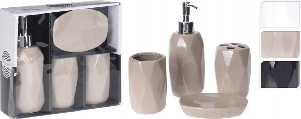 Koupelnový set Optima černá