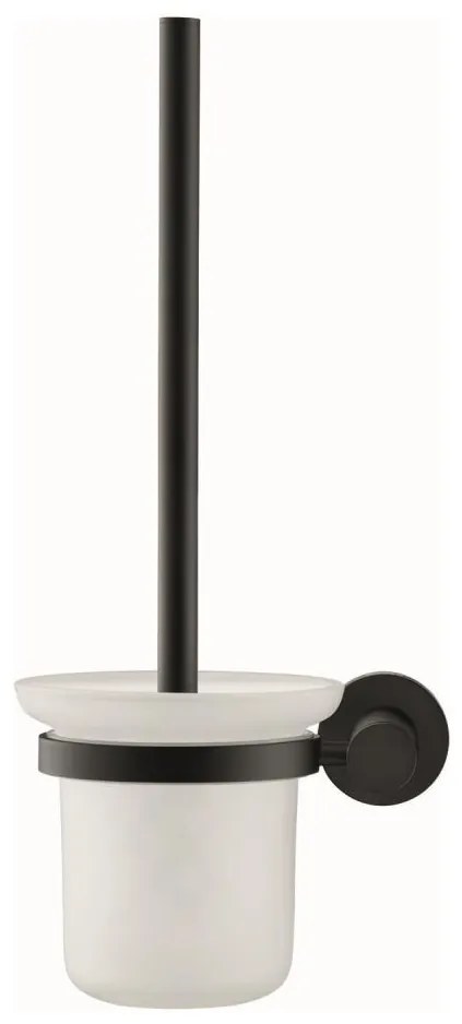 Duravit 99274600 - Fali WC-kefe D-CODE matt fekete