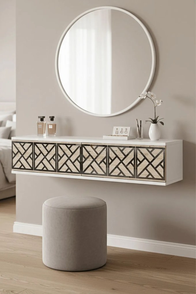 Arex 120 - White, Silver, Travertine