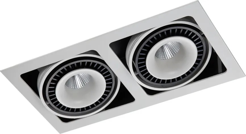 Italux ALESSO GL7116-2/36W WH+BL Beépíthető spotlámpa 2x36W/LED 2770LM IP20