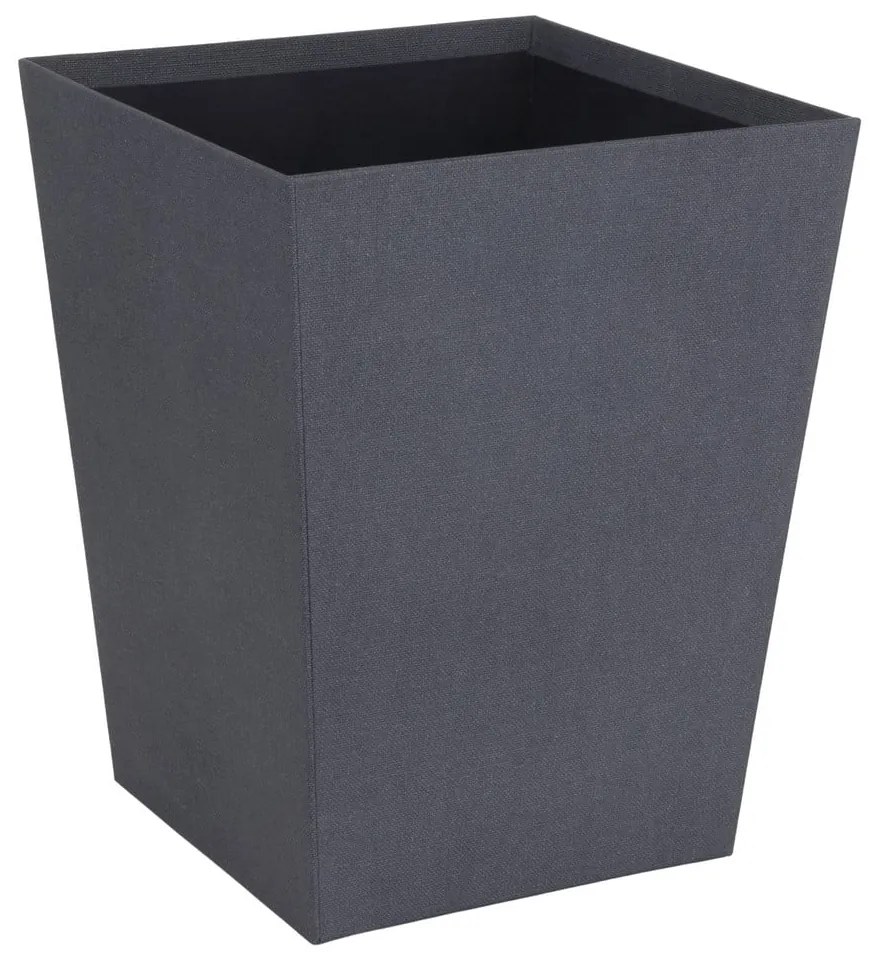 Fekete irodai szemetes Sofia Canvas Paper Laminate – Bigso