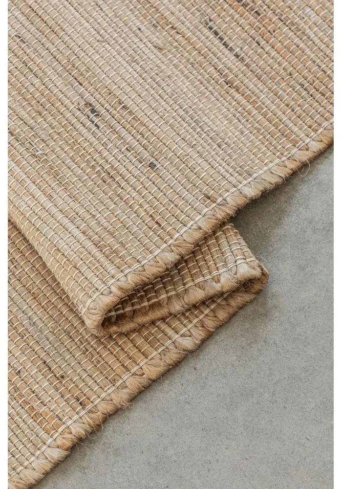 Bézs kétoldalas-kézi szövésű jutakeverék futószőnyeg 80x200 cm Handloom – Hanse Home
