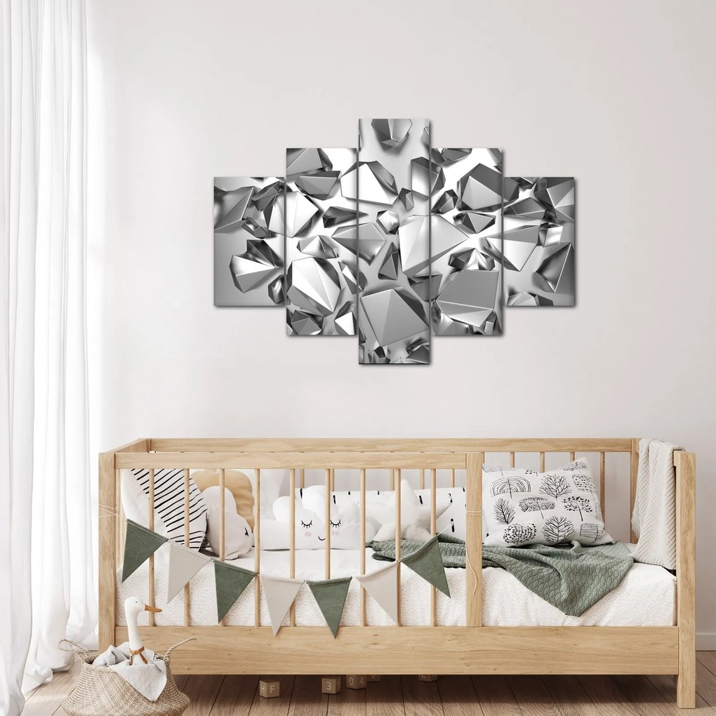A 3D absztrakció képe (150x105 cm)