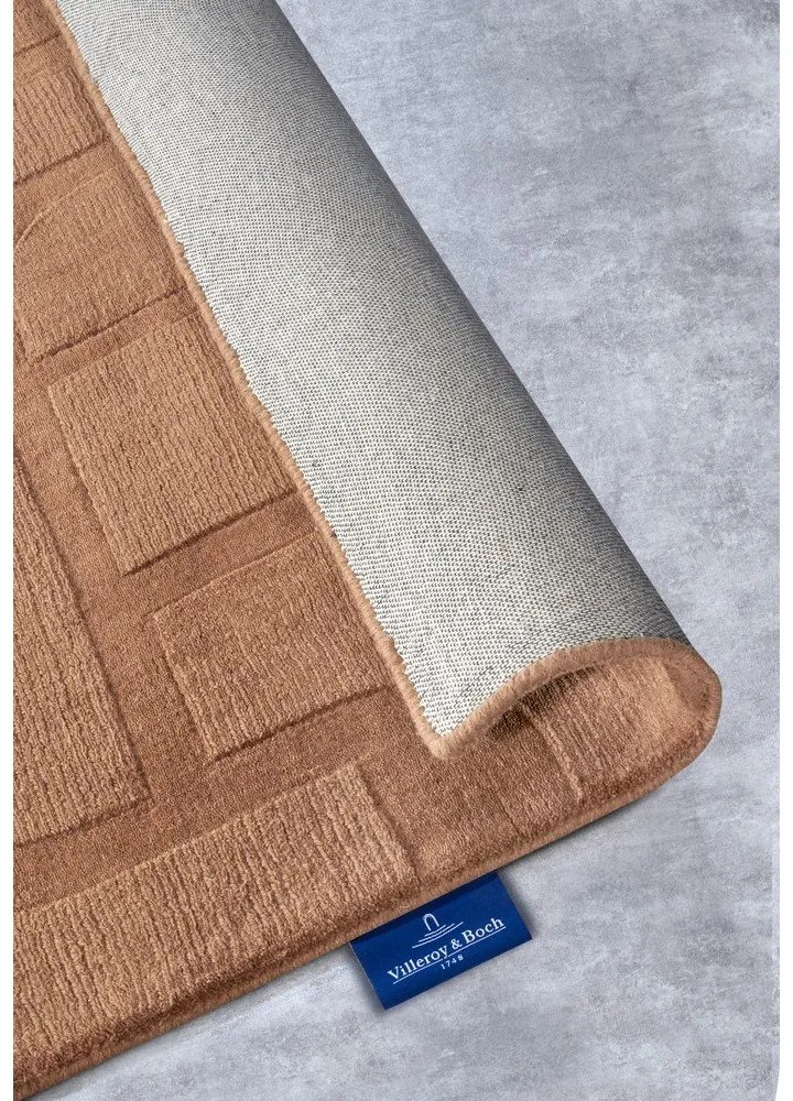 Barna kézi szövésű gyapjú szőnyeg 80x150 cm Alexis – Villeroy&amp;Boch