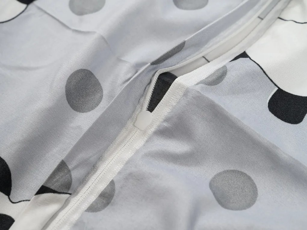 Mikroszálas ágynemű PANDA szürke Ágyneműhuzat mérete: 70 x 80 cm | 140 x 200 cm