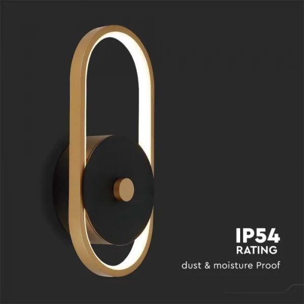 LED Kültéri fali lámpa LED/15W/230V IP54 4000K réz