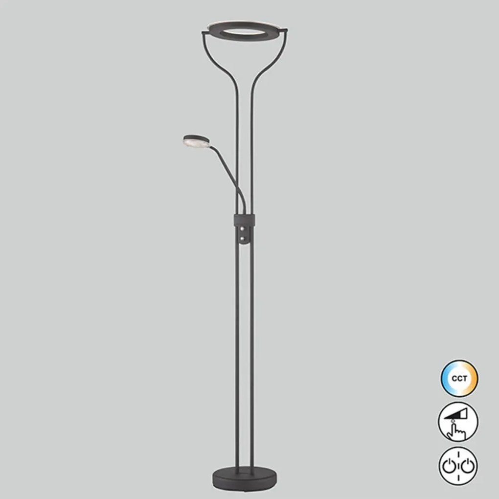Fischer&Honsel Davos 40470 Állólámpa 1x30W/LED 2700K 4600 lm IP20